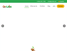 Tablet Screenshot of go-labs.net